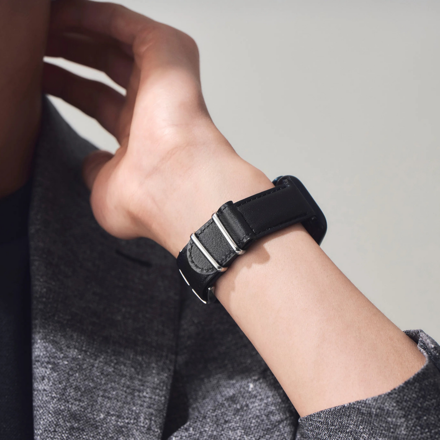 S20-LC-NWP-BK Apple Watch バンド LOWERCASE 革日本製メンズ S20-LC-NWP-BK Apple Watch バンド LOWERCASE 革日本製メンズ